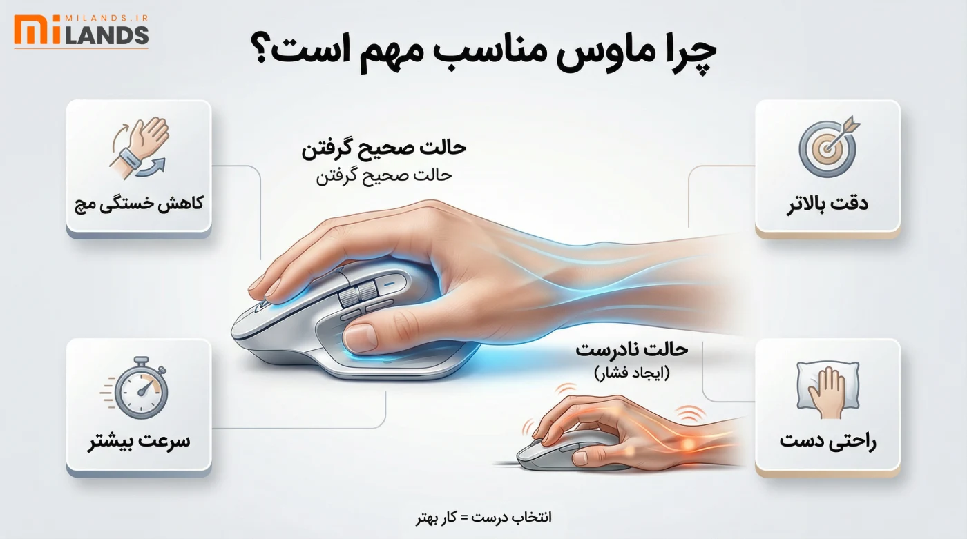 Mouse-Buying-Guide-Tips-MiLands چرا انتخاب ماوس مناسب مهمتر از چیزی است که فکر میکنید؟