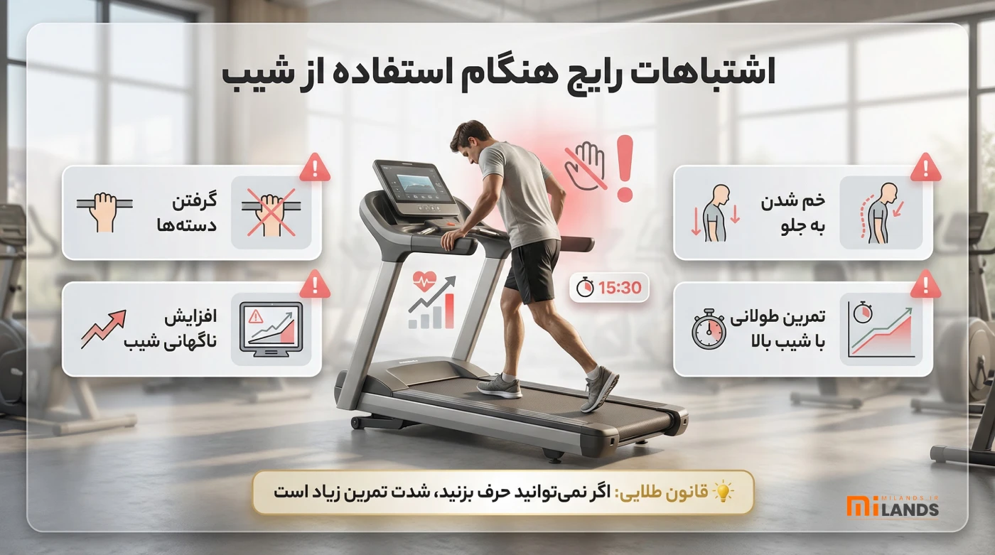 اشتباهات رایج هنگام استفاده از شیب