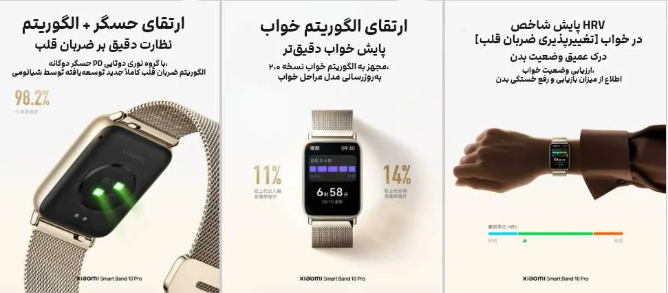 Xiaomi-Smart-Band-10-Pro—MiLands دستبند شیائومی اسمارت بند ۱۰ پرو معرفی شد