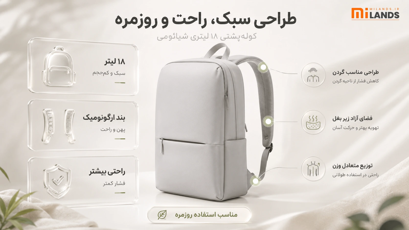طراحی سبک و مناسب استفاده روزمره