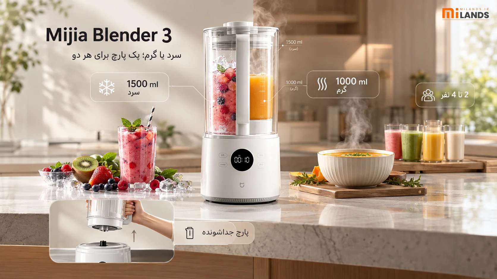 Mijia Blender 3 چه ویژگی‌هایی دارد؟