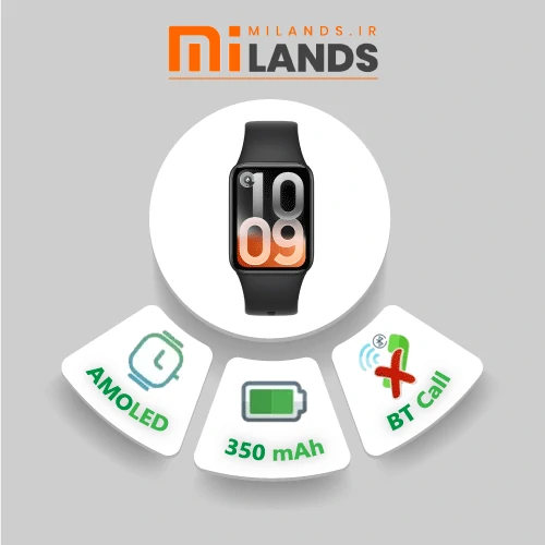 مچ بند هوشمند شیائومی مدل Smart Band 10 Pro - milands.ir